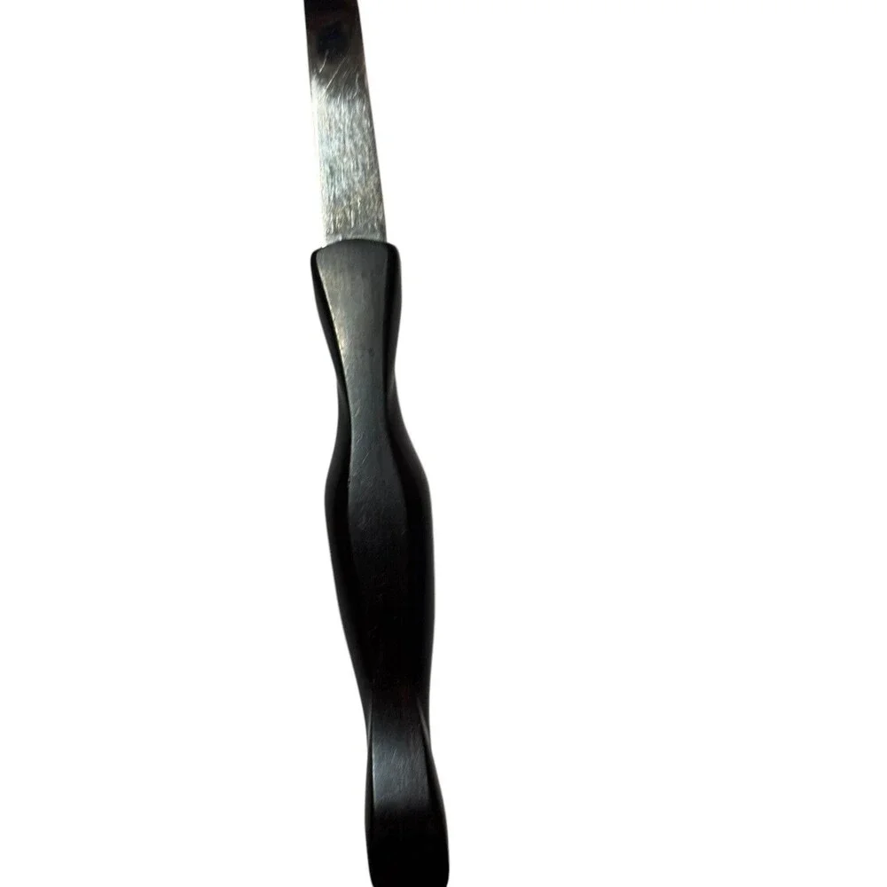 CUTCO #17 KL Slotted Spoon 12” Length Brown Orange Swirl Handle